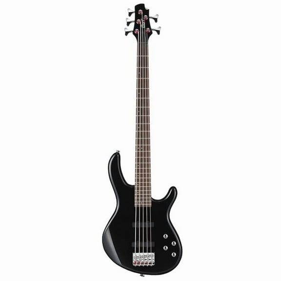 Cort Guitars  Action 5 String Bass Guitar, Black