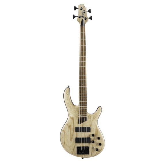 Cort Guitars B4ELEMENTOPN-U FW-Artisan Element 4 String Open Pore Electric Guitar, Natural Finish