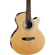 Cort Guitars CE304T Open Pore Slim Body Spruce Top Mahogany Back & Side Guitar, Natural