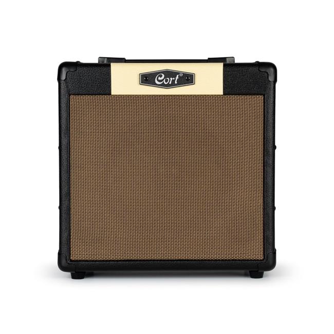 Cort Guitars CM15R-BK-U 1 x 8 in. 15W CM15R-BK Combo Guitar & Bass Amplifier - Black
