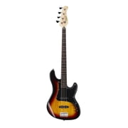 Cort Guitars GB34JJ3TS-U GB Series Bass Guitar - 3 Tone Sunburst