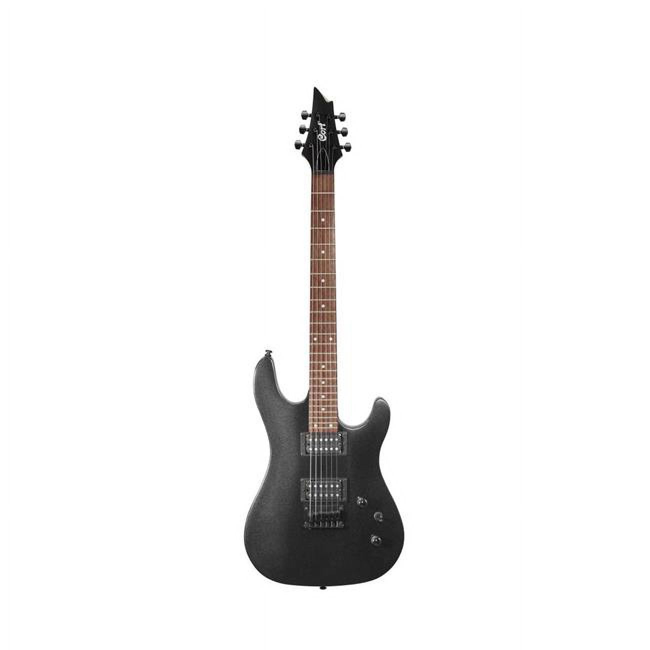 Cort Guitars KX100BKM-U Series Electric Guitar, Black Metallic