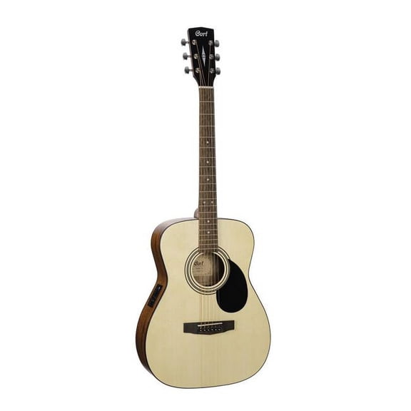 Cort Guitars AF510EOP-A-U Standard Series Acoustic Electric Concert Guitar, Open Pore