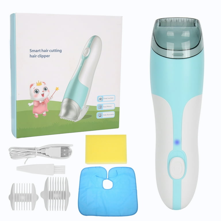 Cortadora de cabello para bebes maquina de corte de cabello para ninos pequenos sin cable cortadora de cabello electrica para bebes Peine de guia Cortadora de cabello portatil impermeable para uso d