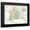 thumbnail image 1 of Cortambert 14x12 Black Modern Framed Museum Art Print Titled - Feudal France Hugh Capet - Cortambert 1880, 1 of 5