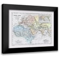 thumbnail image 1 of Cortambert 14x12 Black Modern Framed Museum Art Print Titled - World Second Century AD - Cortambert 1880, 1 of 5