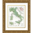 thumbnail image 1 of Cortambert 15x18 Gold Ornate Wood Framed with Double Matting Museum Art Print Titled - Italy - Cortambert 1880, 1 of 4