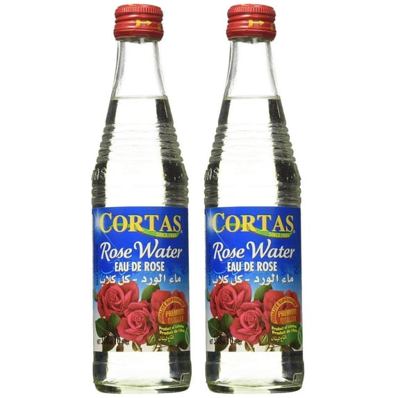 Cortas Premium Rose Water 10 oz - Pack 2