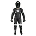 thumbnail image 1 of Cortech Adrenaline GP 1-Pc Leather Motorcycle Suit Black/White XL, 1 of 3