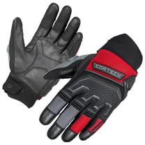 Cortech Aero-Flo 2 Mens Leather Motorcycle Gloves Red SM