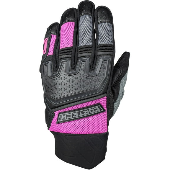 Cortech Aero-Flo 2 Womens Leather Motorcycle Gloves Pink SM
