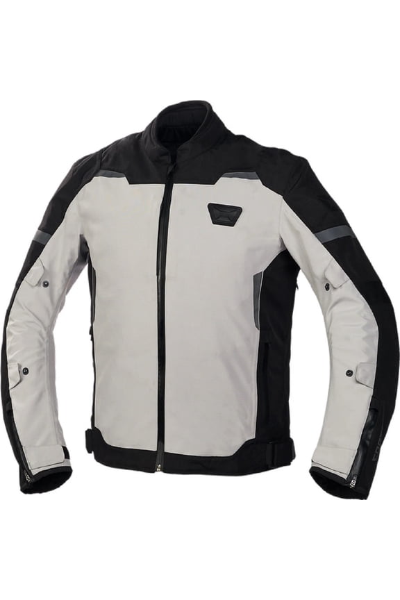 Aero-Tec 2.0 Mens Textile Motorcycle Jacket Silver XL