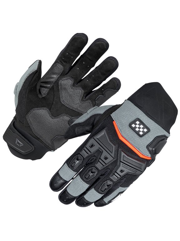 Aero-Tec 2.0 Mens Motorcycle Gloves - Green/Gray / Medium