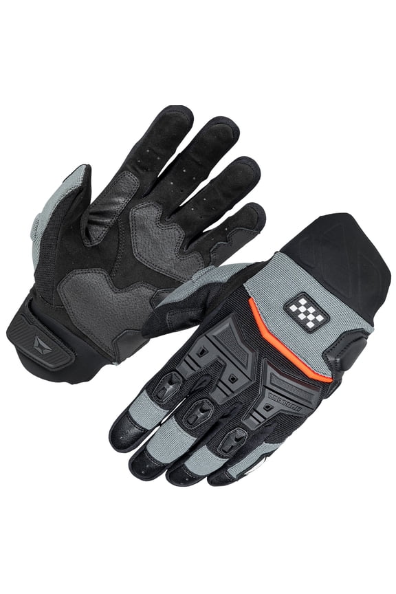 Aero-Tec 2.0 Mens Motorcycle Gloves - Green/Gray / X-Large