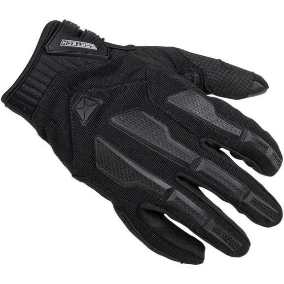 Cortech Aero-Tec Mens Textile Motorcycle Gloves Black 3XL