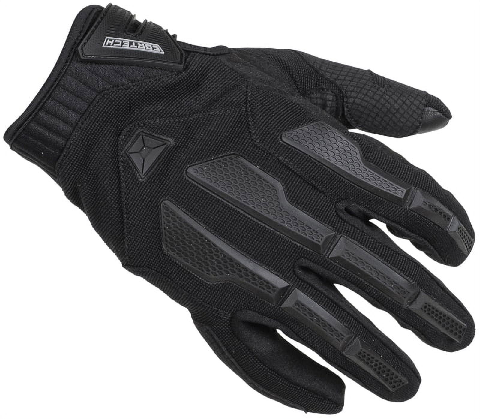 Cortech Aero-Tec Mens Textile Motorcycle Gloves Black LG