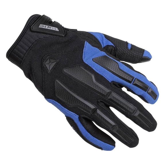 Cortech Aero-Tec Mens Textile Motorcycle Gloves Blue XL