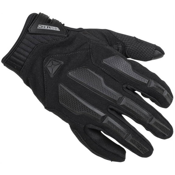 Cortech Aero-Tec Womens Textile Motorcycle Gloves Black SM