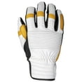 thumbnail image 1 of Cortech Associate Mens Leather Motorcycle Gloves White/Gold 3XL, 1 of 2