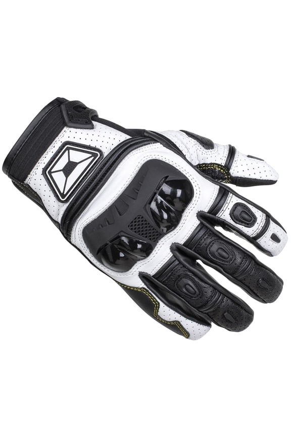 Chicane ST Womens Leather Motorcycle Gloves White XL