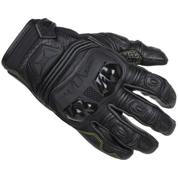 Cortech Chicane V1 ST Mens Leather Motorcycle Gloves Black 3XL