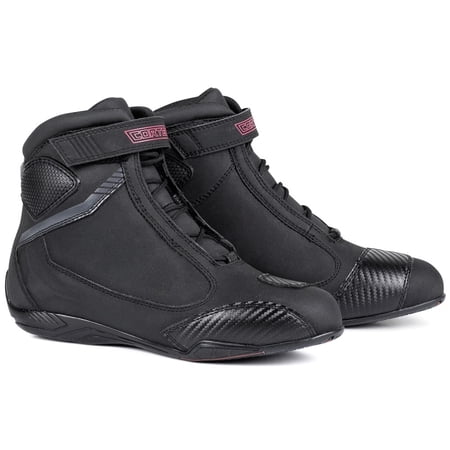 Cortech Chicane Womens Waterproof Motorcycle Shoes Black 7 USA