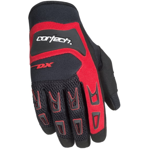 Cortech DX-3 Mens Motorcycle Gloves Black/Red XXL