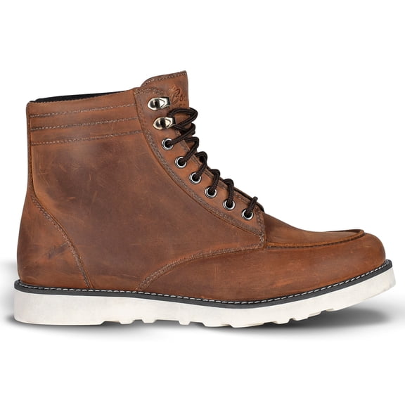 Cortech Flathead Mens Leather Motorcycle Boots Brown 7 USA