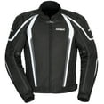 thumbnail image 1 of Cortech GX-Sport 4.0 Mens Textile Motorcycle Jacket Black/White MD, 1 of 2