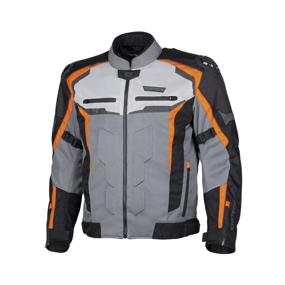 Cortech Hype Flo Mens Textile Motorcycle Jacket Orange Gray XL Walmart