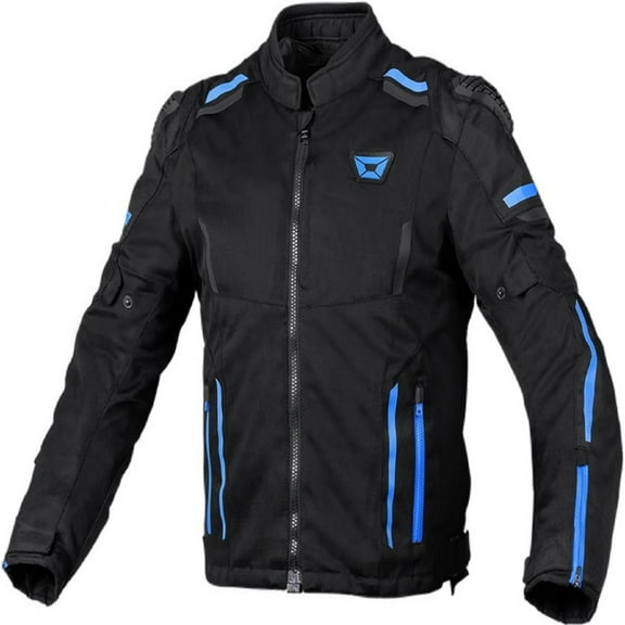 Cortech Hyper-Flo Air 2.0 Mens Textile Motorcycle Jacket Black/Blue MD