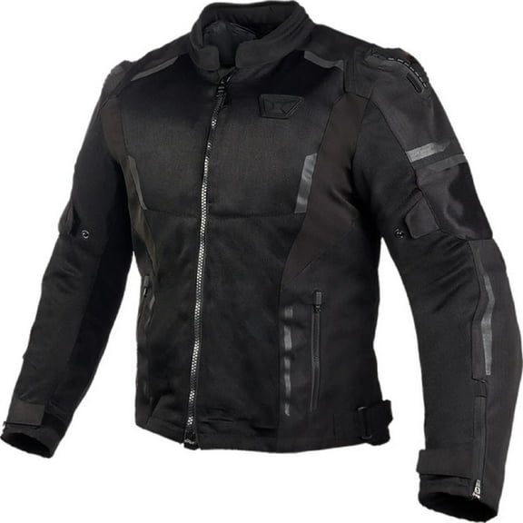 Cortech Hyper-Flo Air 2.0 Mens Textile Motorcycle Jacket Black LG