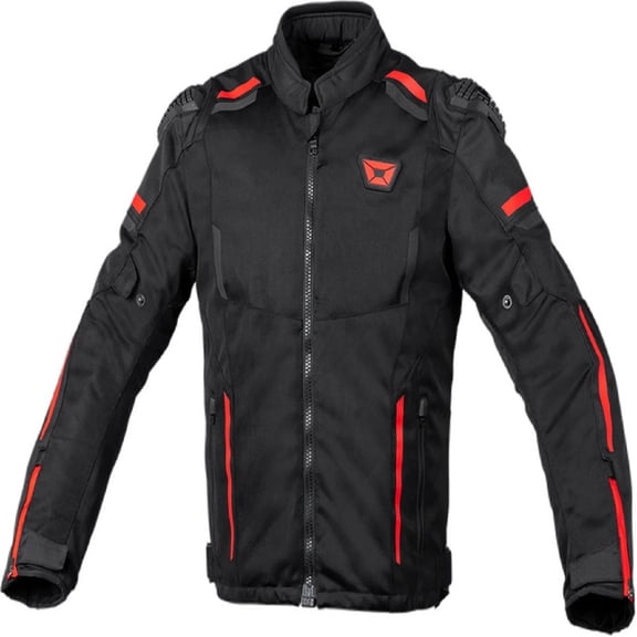 Cortech Hyper-Flo Air 2.0 Mens Textile Motorcycle Jacket Black/Red LG