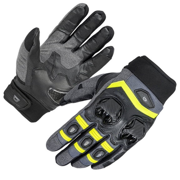 Cortech Hyper-Flo 2.0 Gloves (Small, Hi-Vis)