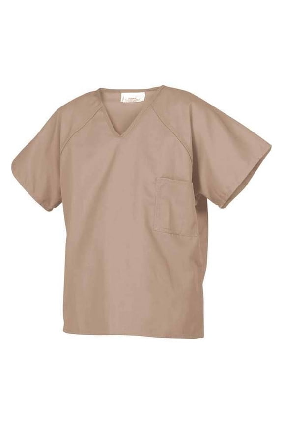 Inmate Shirts,Khaki,65 per PET/35 Ctn,L CKH1151