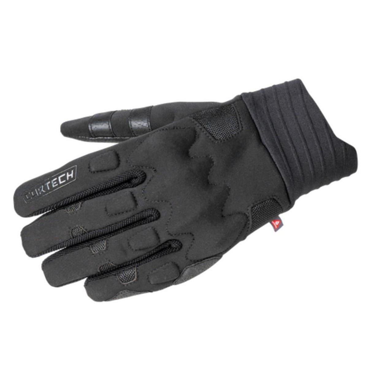 Cortech Insulite Mens Textile Motorcycle Gloves Black/Black LG