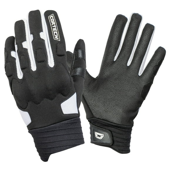 Cortech Lite Mens Textile Motorcycle Gloves Black/White LG