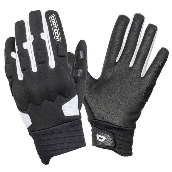 Cortech Lite Mens Textile Motorcycle Gloves Black/White MD