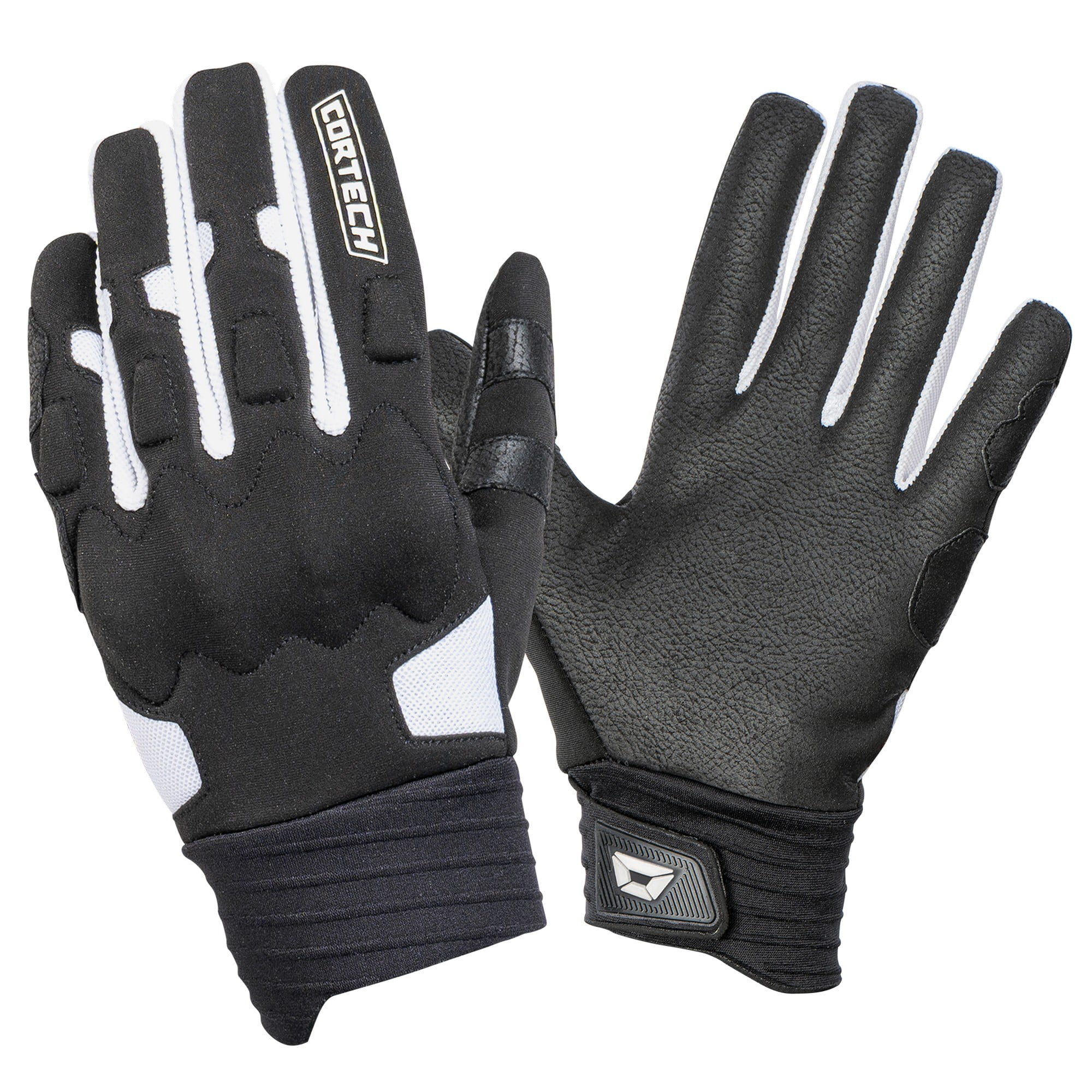 Cortech Lite Mens Textile Motorcycle Gloves Black/White XXL