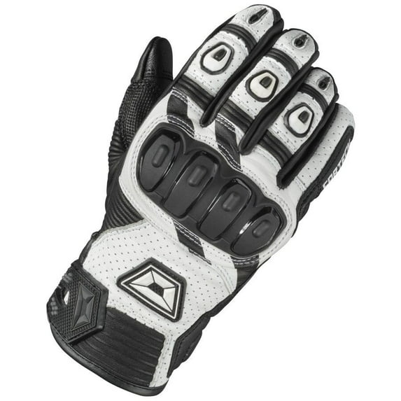 Cortech Manix ST Womens Gloves (Small, Black/White)