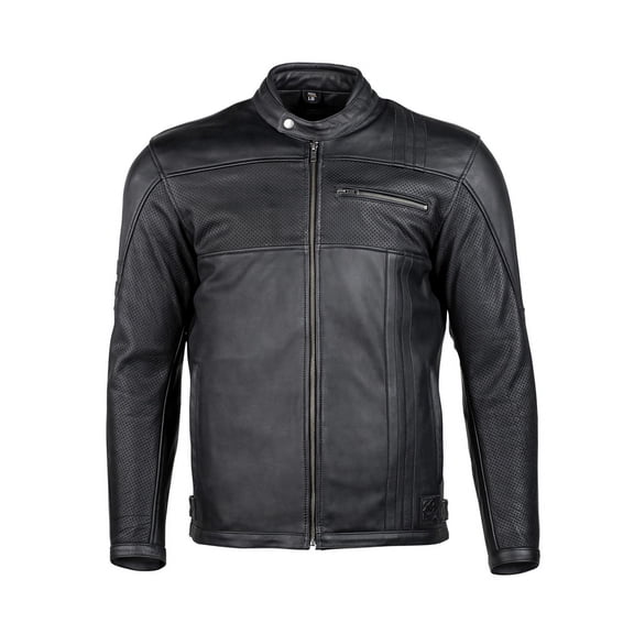 Cortech Relic Mens Leather Motorcycle Jacket Black XL