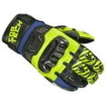thumbnail image 1 of Cortech Revo Sport ST Mens Leather Motorcycle Gloves Blue/Hi-Vis SM, 1 of 2