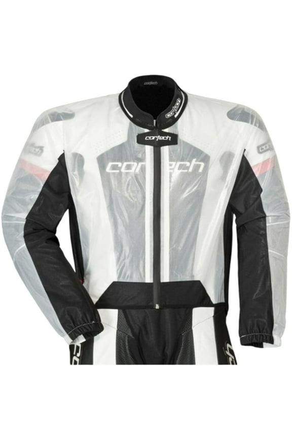 Road Race Rainsuit Jacket Men - Solid Color Clear XL #224822