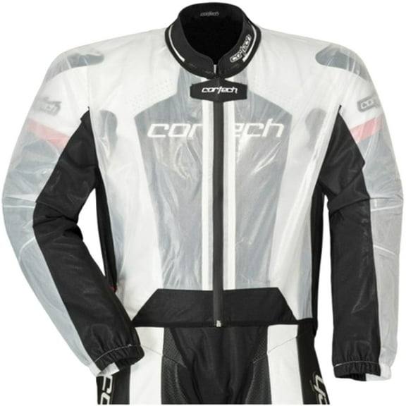 Cortech Road Race Rainsuit Jacket Men - Solid Color Clear XL #224822