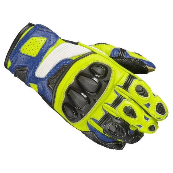 Cortech Sector Pro ST Mens Motorcycle Gloves - Black/Hi-Viz / Large