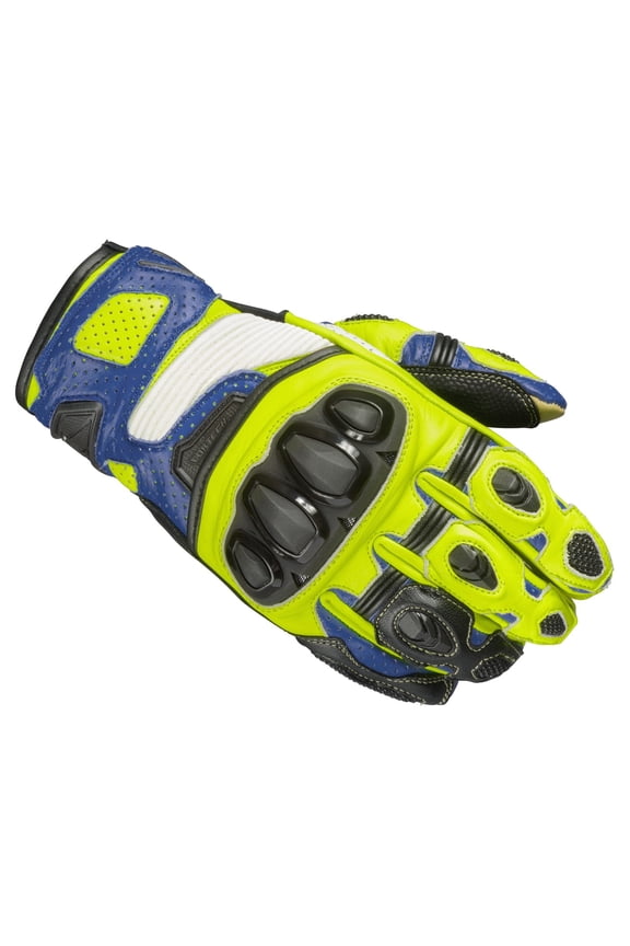 Sector Pro ST Mens Motorcycle Gloves - Black/Hi-Viz / Small