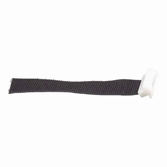 Cortech Security Curtain Tab, Hook-and-Loop, Black CTAB8