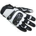thumbnail image 1 of Cortech Sonic Flo Mens Leather/Textile Motorcycle Gloves Black/White XL, 1 of 3