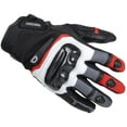 thumbnail image 1 of Cortech Sonic Flo Mens Leather/Textile Motorcycle Gloves Red/White LG, 1 of 4