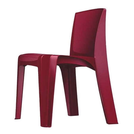 Cortech Stacking Chair, RazorBack Series, Polypropylene Plum 86484-P
